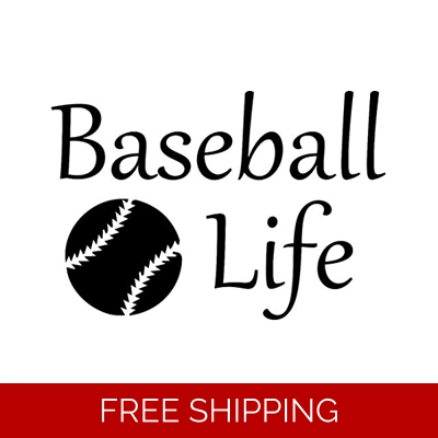 Baseball life Baseball Sports Die Cut Vinyl Decal sticker Baseball life Baseball Sports Die Cut Vinyl Decal sticker